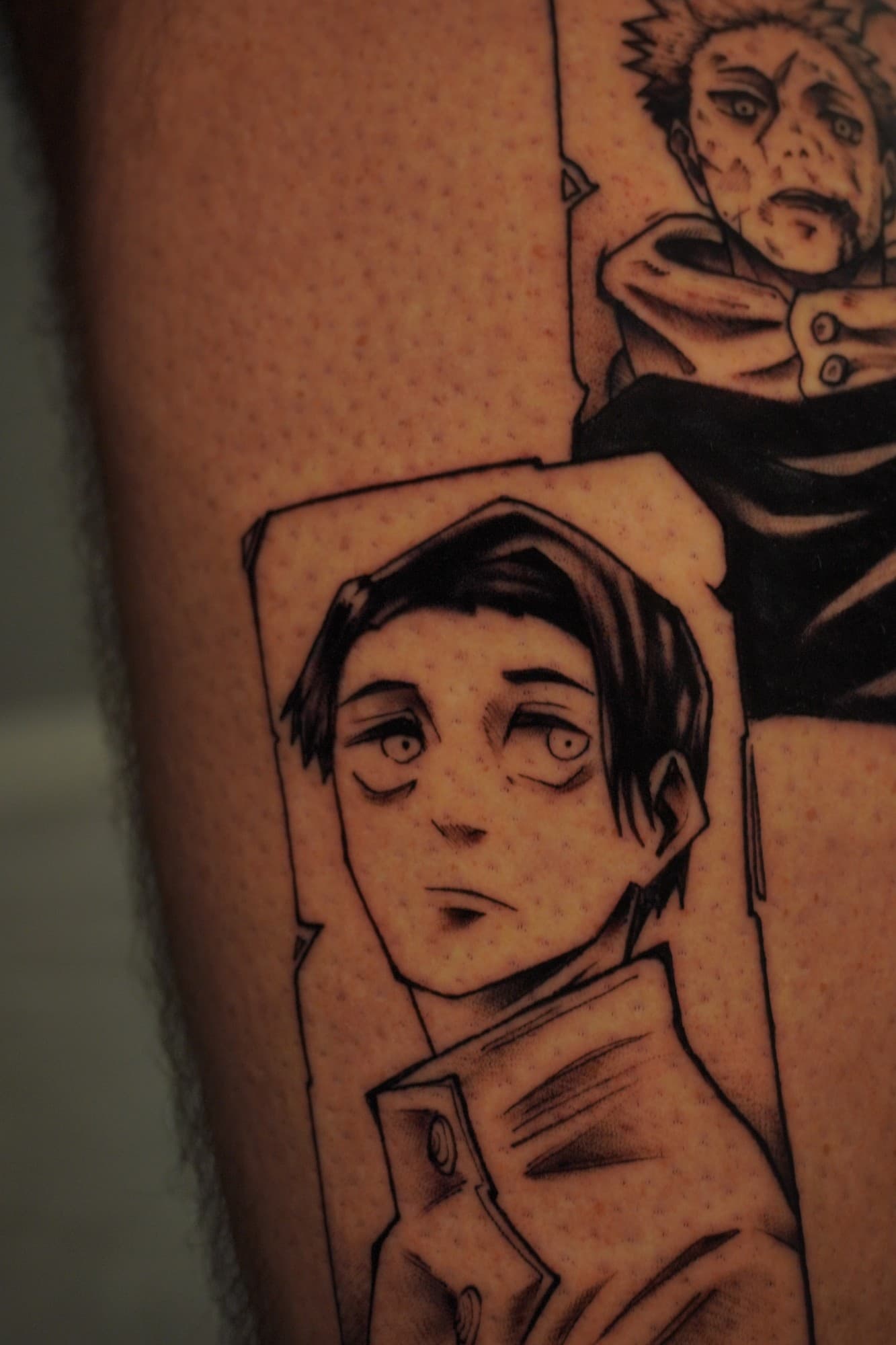 Tatuagem feita por Alex Anubis no ROW. Tattoo Studio