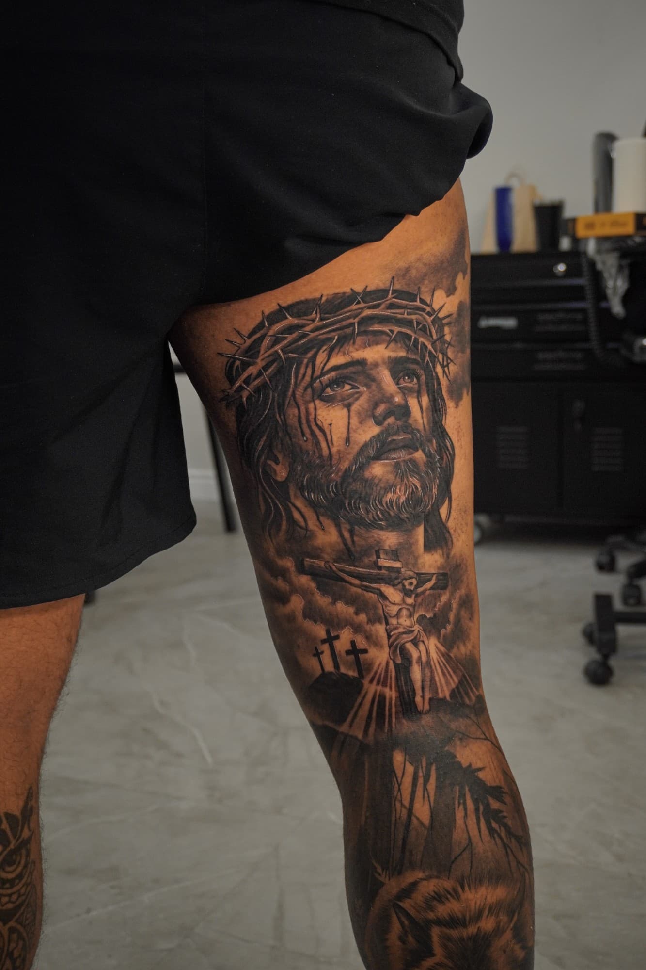 Tatuagem feita por artistas do Row (Realismo) no ROW. Tattoo Studio